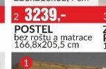 LOŽNICE NICEA, POSTEL 166,8x205,5 cm