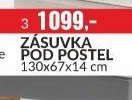 LOŽNICE NICEA, ZÁSUVKA POD POSTEL 130x67x14 cm