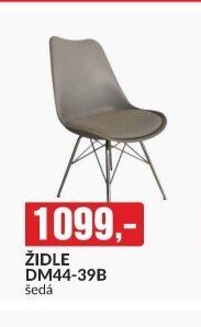 ŽIDLE DM44-39B šedá