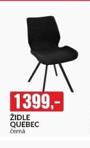 ŽIDLE QUEBEC černá