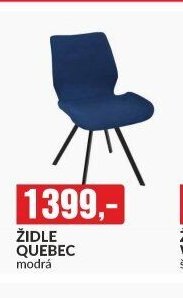 ŽIDLE QUEBEC modrá