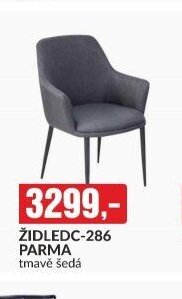 ŽIDLEDC-286 PARMA tmavě šedá
