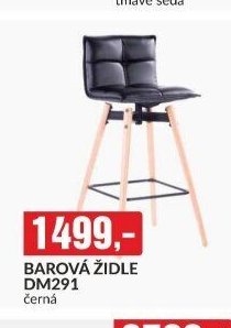 BAROVÁ ŽIDLE DM291 černá