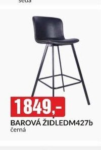 BAROVÁ ŽIDLE DM427b černá