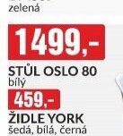 STŮL OSLO 80 bílý