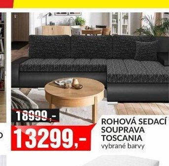 ROHOVÁ SEDACÍ SOUPRAVA TOSCANIA