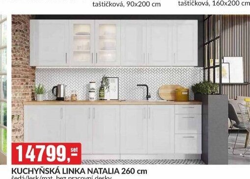 KUCHYŇSKÁ LINKA NATALIA 260 cm