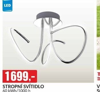 STROPNÍ SVÍTIDLO 60 kWh/1000 h