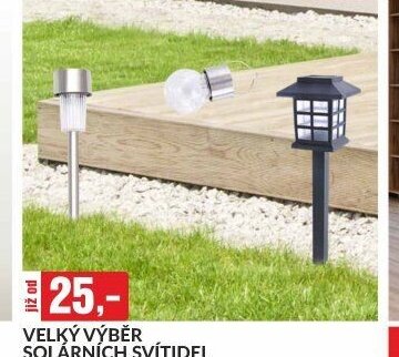 VELKÝ VÝBĚR SOLÁRNÍCH SVÍTIDEL