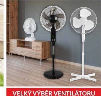 VELKÝ VÝBĚR VENTILÁTORU