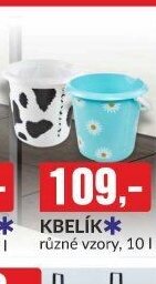 KBELÍK různé vzory, 10 l