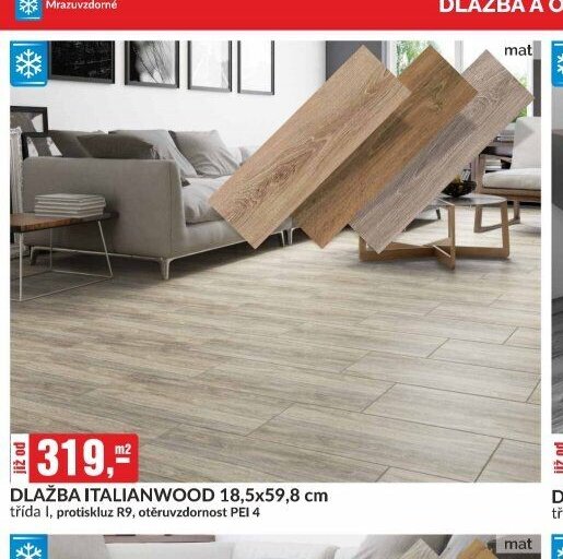 DLAŽBA ITALIANWOOD 18,5x59,8 cm