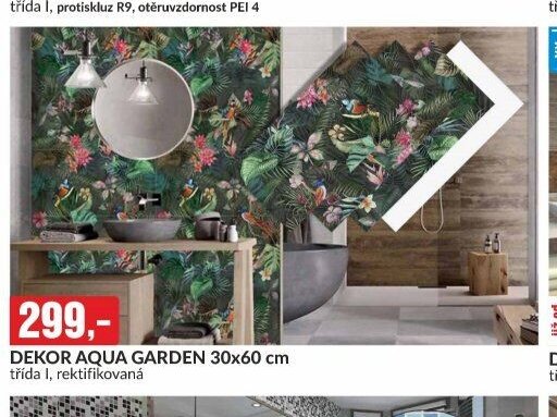 DEKOR AQUA GARDEN 30x60 cm