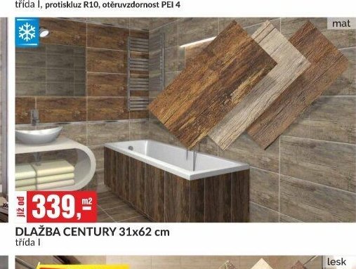 DLAŽBA CENTURY 31x62 cm