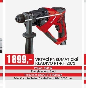 VRTACÍ PNEUMATICKÉ KLADIVO RT-RH 20/1