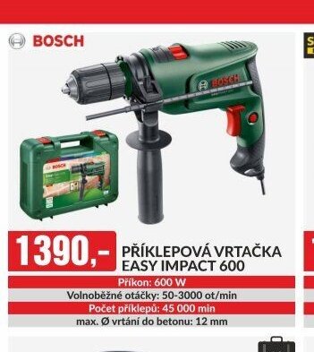 PŘÍKLEPOVÁ VRTAČKA EASY IMPACT 600