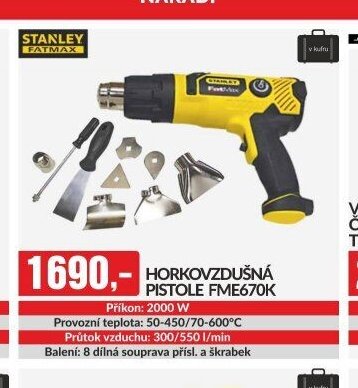 HORKOVZDUŠNÁ PISTOLE FME670K