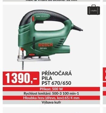 PŘÍMOČARÁ PILA PST 670/650