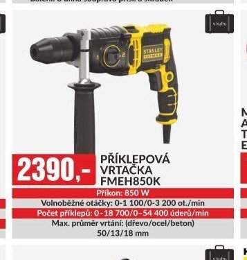 PŘÍKLEPOVÁ VRTAČKA FMEH850K