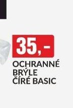 OCHRANNÉ BRÝLE ČIRÉ BASIC