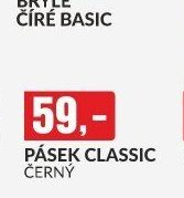 PÁSEK CLASSIC ČERNÝ