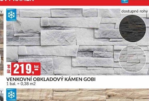 VENKOVNÍ OBKLADOVÝ KÁMEN GOBI