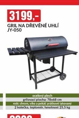 GRIL NA DŘEVĚNÉ UHLÍ JY-050
