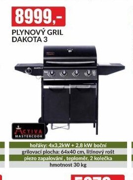 PLYNOVÝ GRIL DAKOTA 3