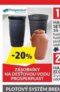 ZÁSOBNÍKY NA DEŠŤOVOU VODU PROSPERPLAST