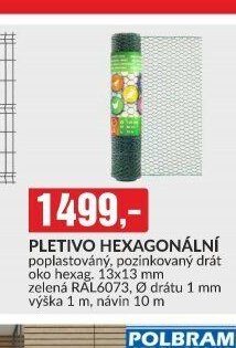 PLETIVO HEXAGONÁLNÍ