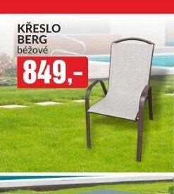 KŘESLO BERG béžové