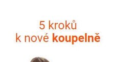 5 kroků k nové koupelně
