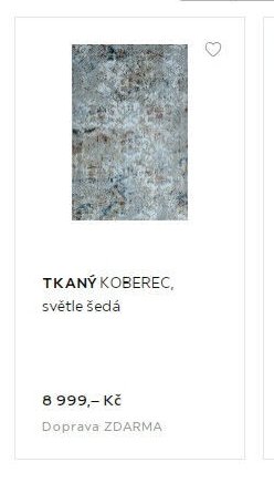 TKANÝ KOBEREC, světle šedá