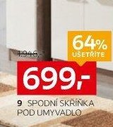 9 SPODNÍ SKŘÍŇKA POD UMYVADLO