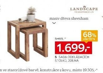5 sada odkládacích stolků, 2dílná