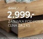 ZÁSUVKA POD POSTEL, CENA ZA 2 KS