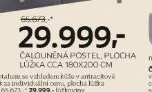ČALOUNĚNÁ POSTEL, PLOCHA LŮŽKA CCA 180X200 CM
