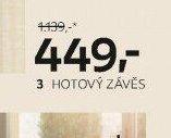 Hotový závěs