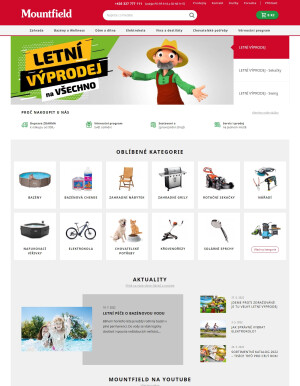 akční leták Mountfield 20.7.2022-26.7.2022