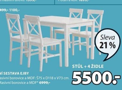 JÍDELNÍ SESTAVA EJBY