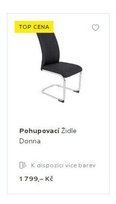 Pohupovací Židle Donna