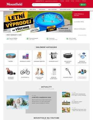 akční leták Mountfield 27.7.2022-2.8.2022