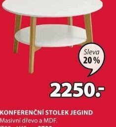 KONFERENČNÍ STOLEK JEGIND