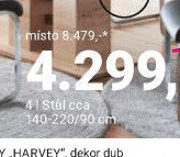 Stůl cca 140-220/90 cm