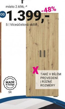 Víceúčelová skříň