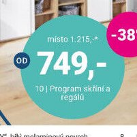 Program skříní a regálů