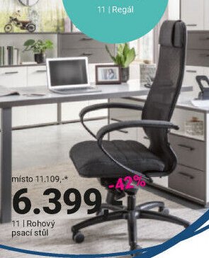 Rohový psací stůl