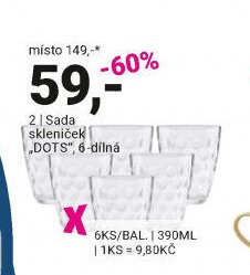 Sada skleniček DOTS