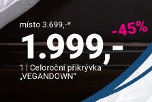 Celoroční přikrývka VEGANDOWN