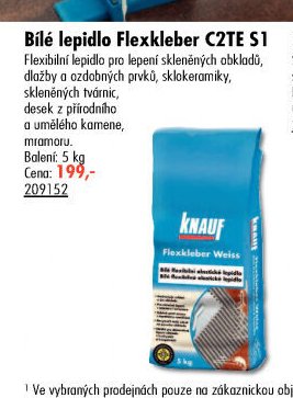 Bílé lepidlo Flexkleber C2TE S1